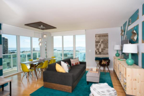 Coconut Grove Gorgeous Bay View 1 bedroom Condo Includes Parking